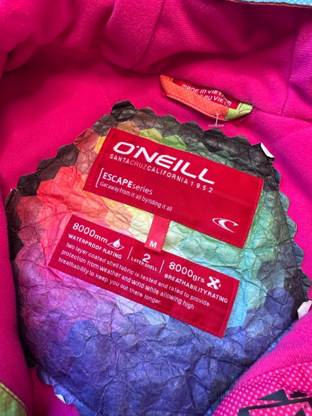 O’Neill Escape Abalone Ski/Snowboard Jacket - Picture 4 of 9